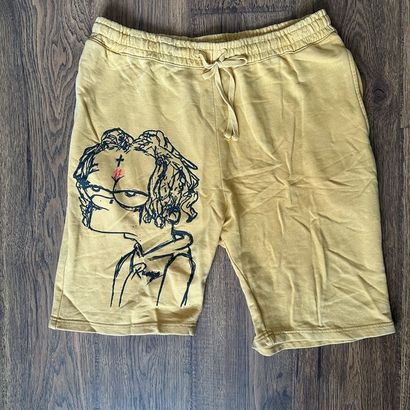 New Revenge x Trippie Redd Bart Short Yellow - XLarge - Picture 5 of 8